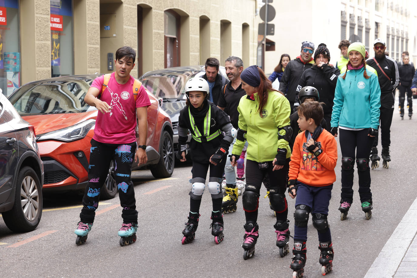 En imágenes, la protesta en bicicleta por la modificación de los carriles bici
