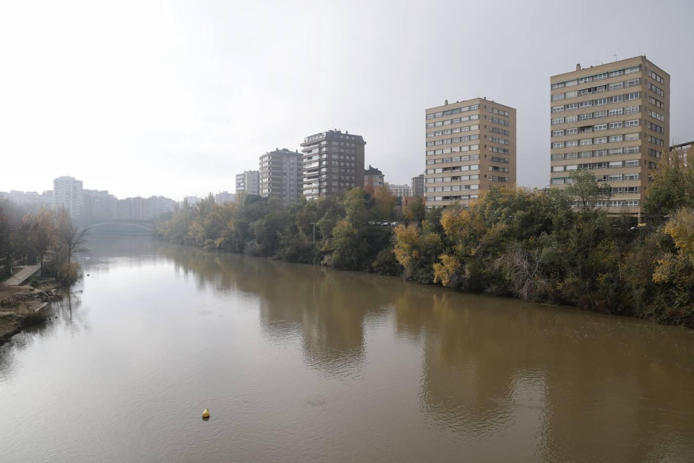 Valladolid amanece cubierta por una densa niebla que ha dejado bellas imágenes