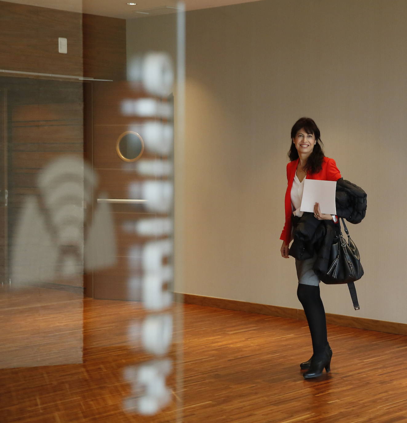 Ana Redondo, en su etapa como portavoz del PSOE en la Cortes de Castilla y León.