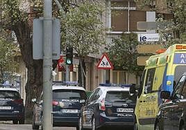 Patrullas de Policía Nacional en el paseo Ezequiel González.