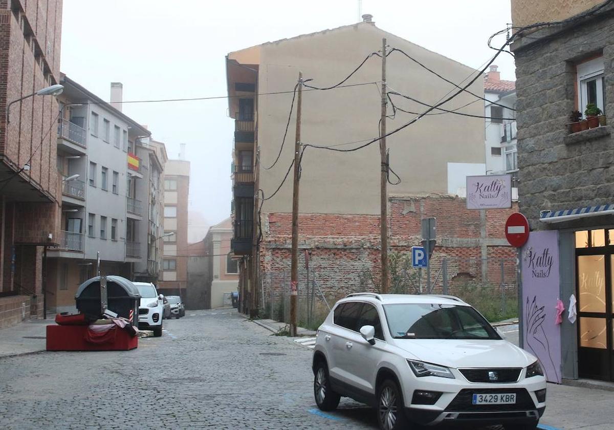 Calle María de Pablos, en el barrio de Santa Eulalia.