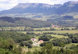 Montes de la Peña del Valle de Mena, donde ocurrió el suceso.