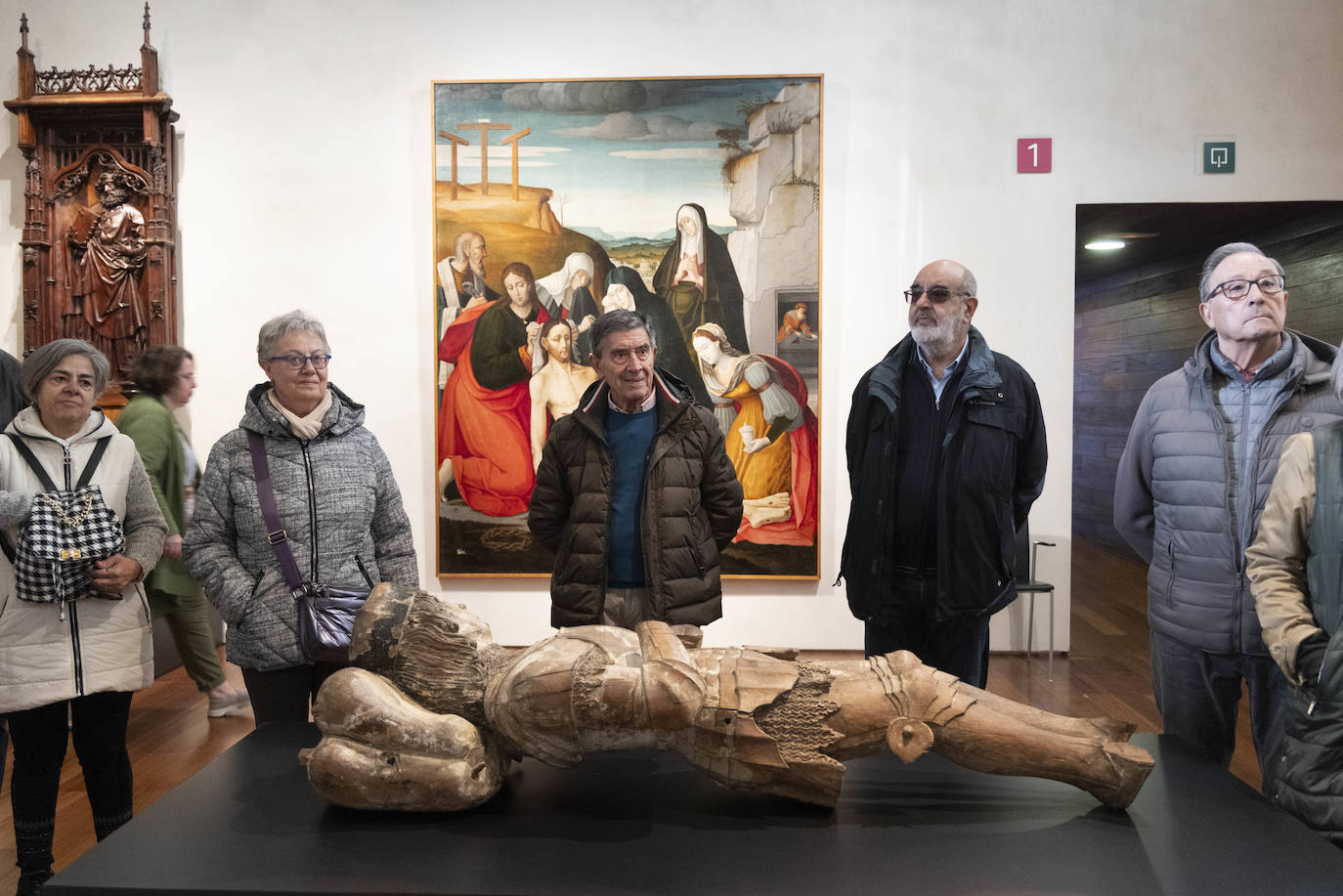 Visita de los suscriptores al Museo de Escultura