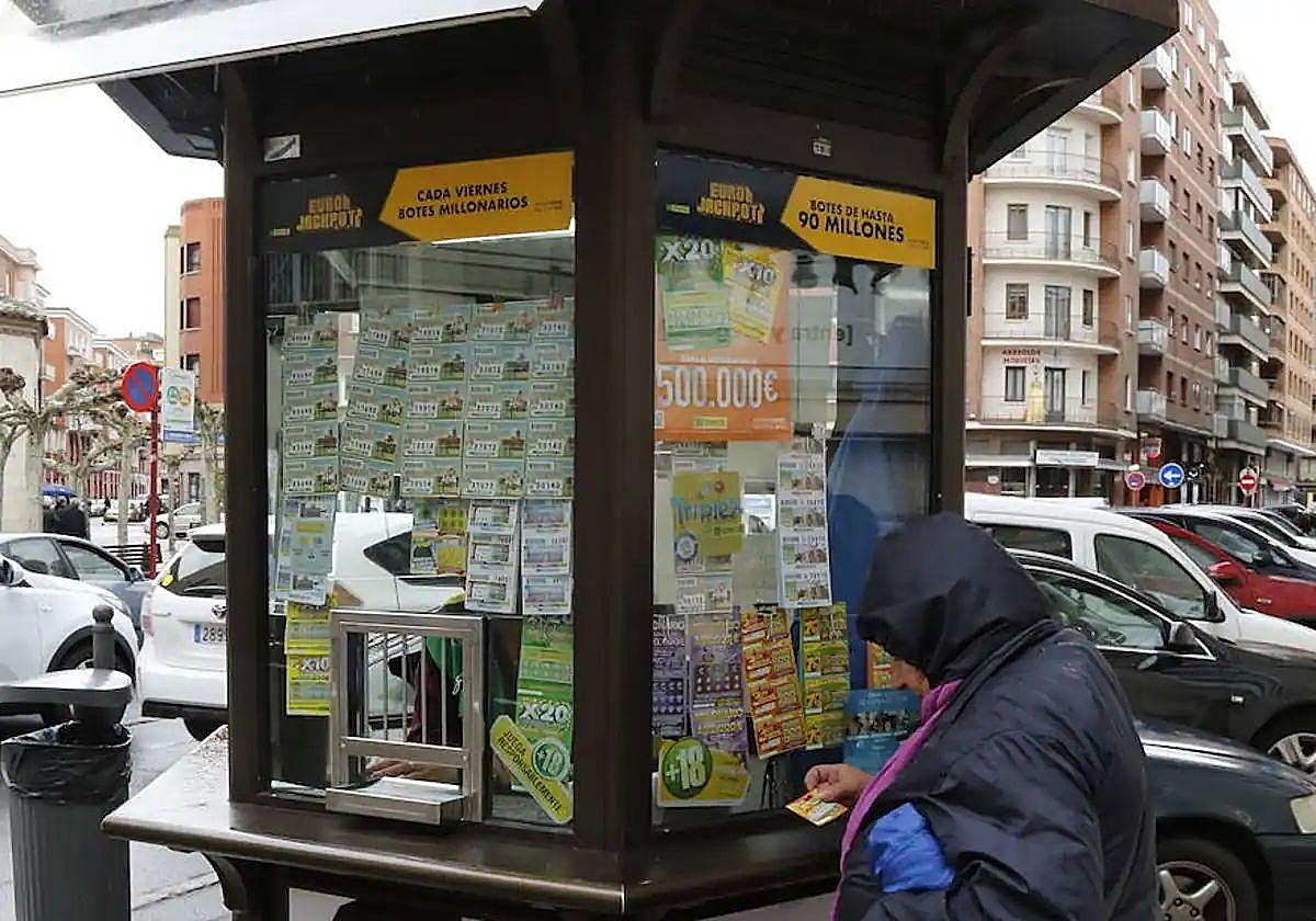 Imagen de archivo de un puesto de la ONCE.