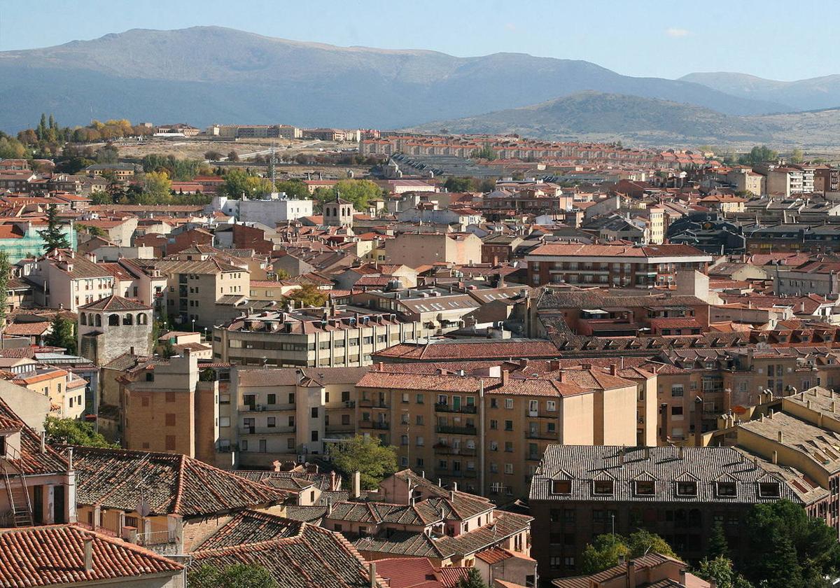 Vista general de la ciudad de Segovia.