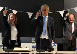 Geert Wilders, después de las elecciones de la Cámara de representantes.