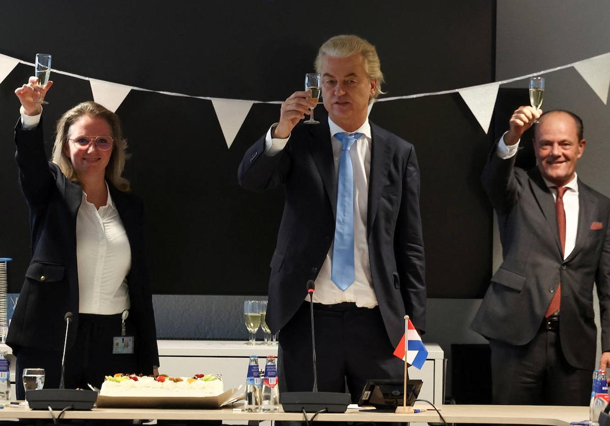 Geert Wilders, después de las elecciones de la Cámara de representantes.