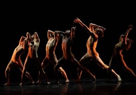 Un número de baile del conjunto de danza Pilobolus.