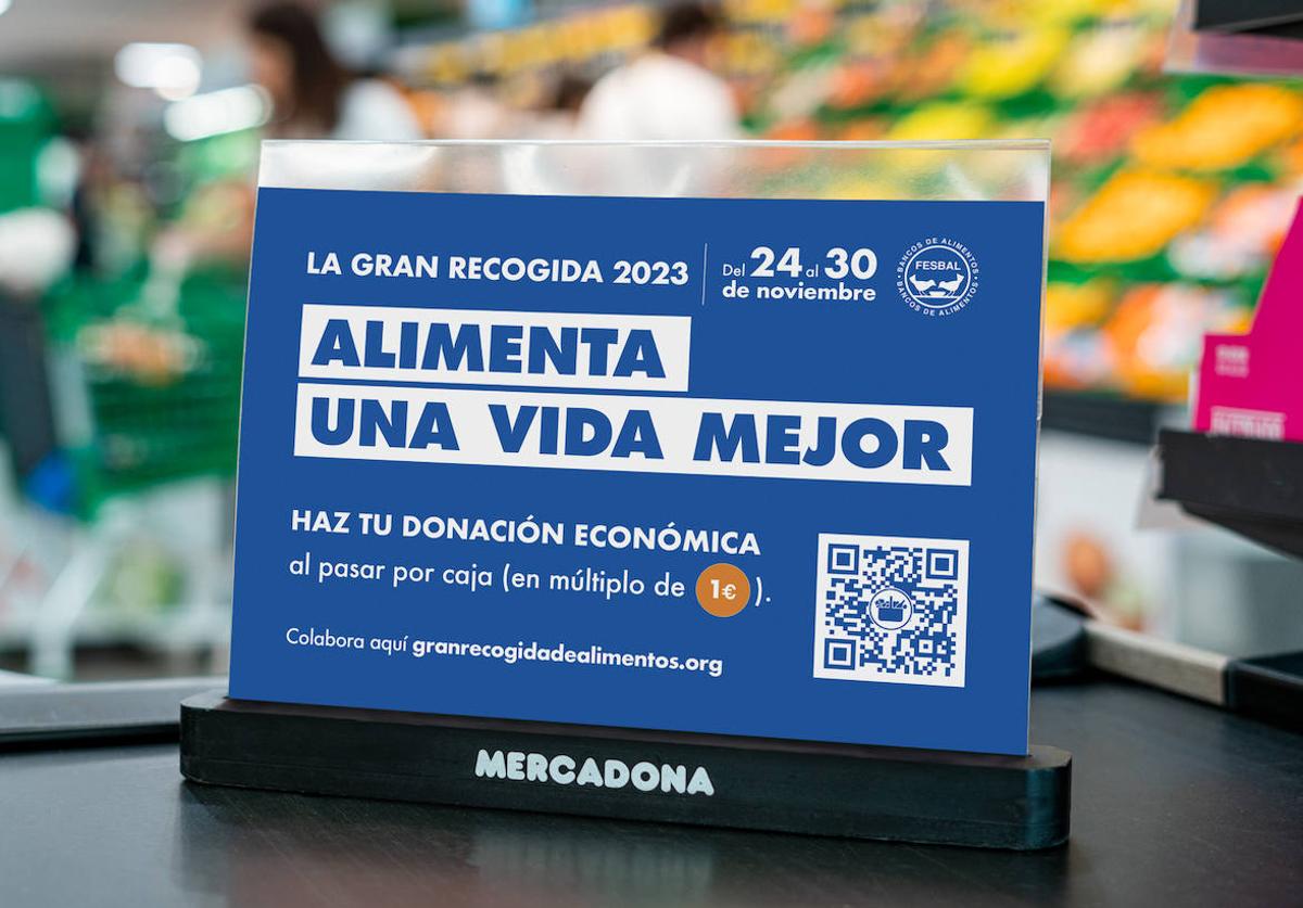 Mercadona se suma a la Gran Recogida con 65 tiendas en Castilla y León