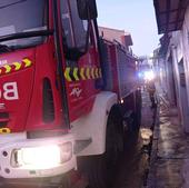 Un incendio afecta a dos casas de Turégano