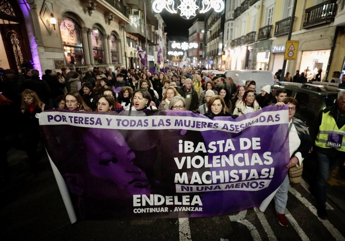 Las imágenes de la protesta del 25N en Valladolid