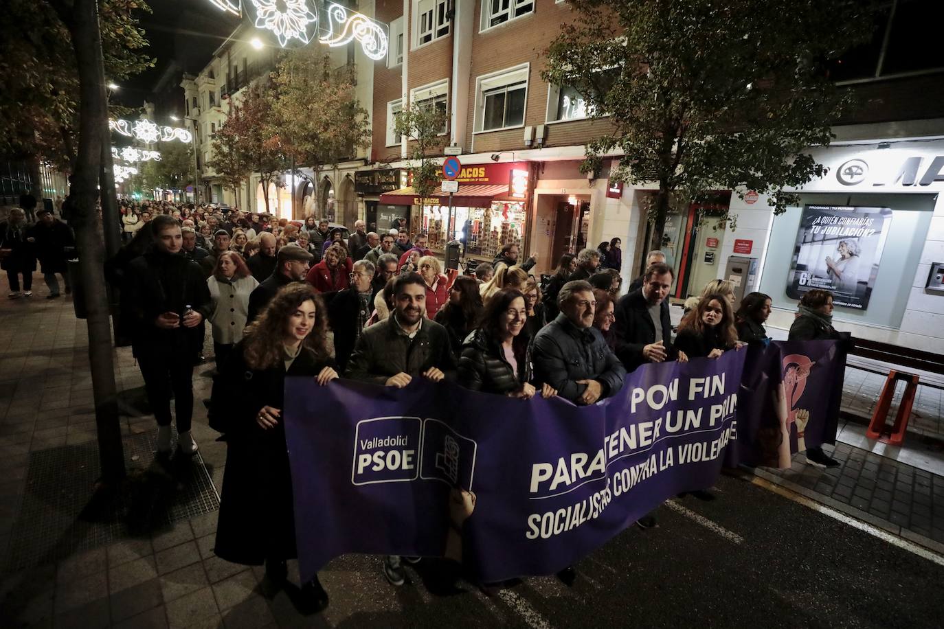 Las imágenes de la protesta del 25N en Valladolid