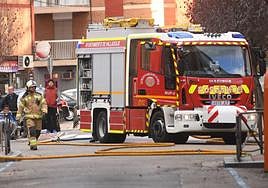 Intervención de los bomberos por un escape de gas, en una imagen de archivo.