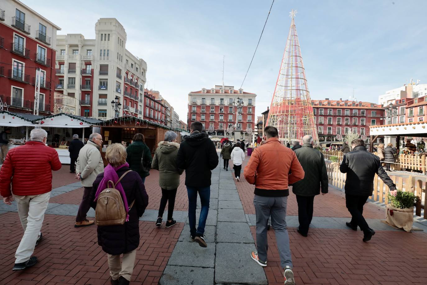 Imágenes del ambiente navideño en la Plaza Mayor (1/2)