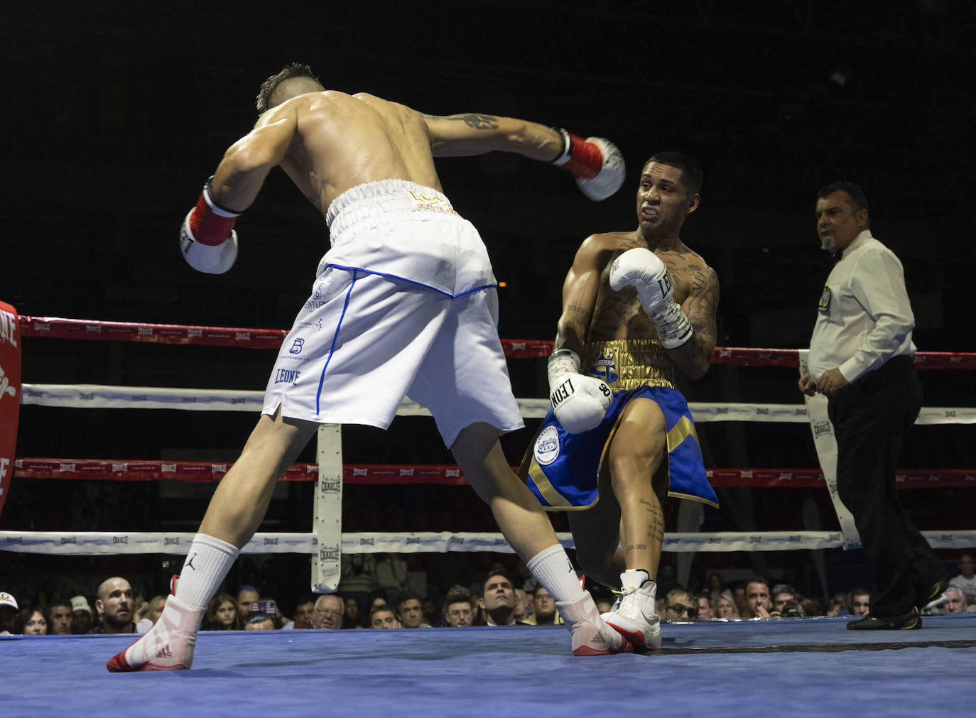 Imágenes del combate que ha dejado a Salvi sin el cinturón europeo