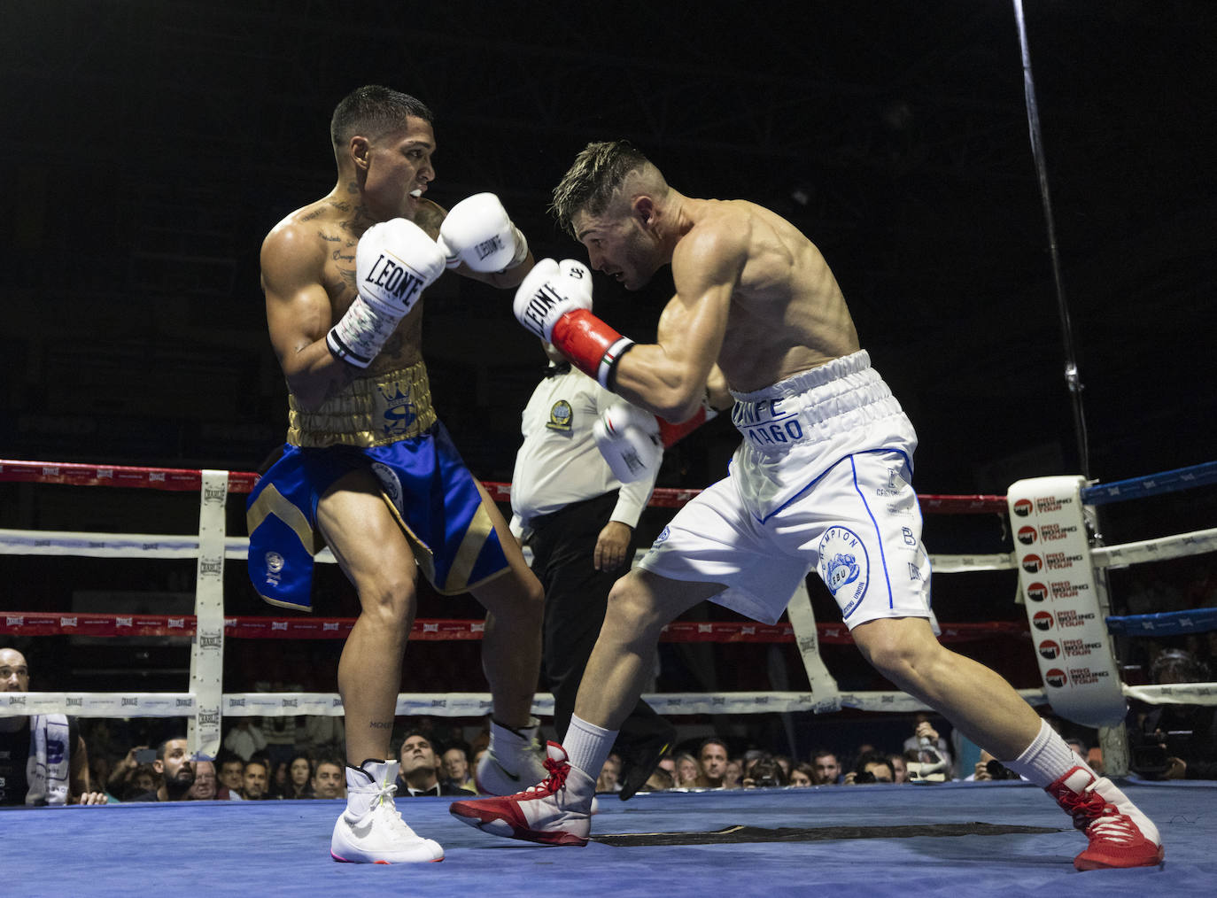 Imágenes del combate que ha dejado a Salvi sin el cinturón europeo