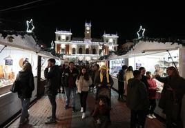 Imágenes del ambiente navideño en Valladolid