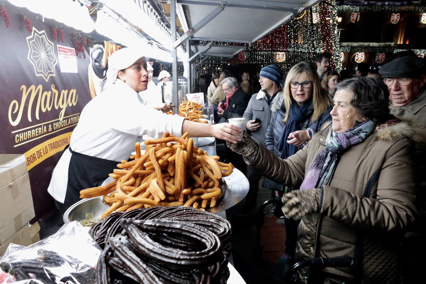 Imágenes del ambiente navideño en Valladolid