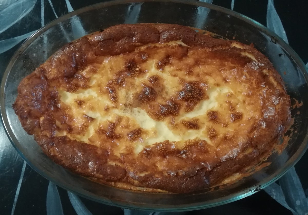 Soufflé de queso mascarpone para endulzar la Navidad