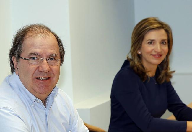 Juan Vicente Herrera y Alicia García, en una imagen de archivo.