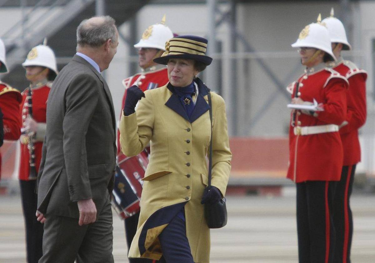 La princesa Ana de Inglaterra.