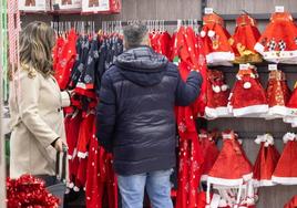 Compras navideñas en Valladolid, en una imagen de archivo.