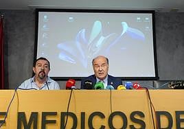 José María Soto y José Luis Díaz Villarig, en la rueda de prensa en Valladolid.