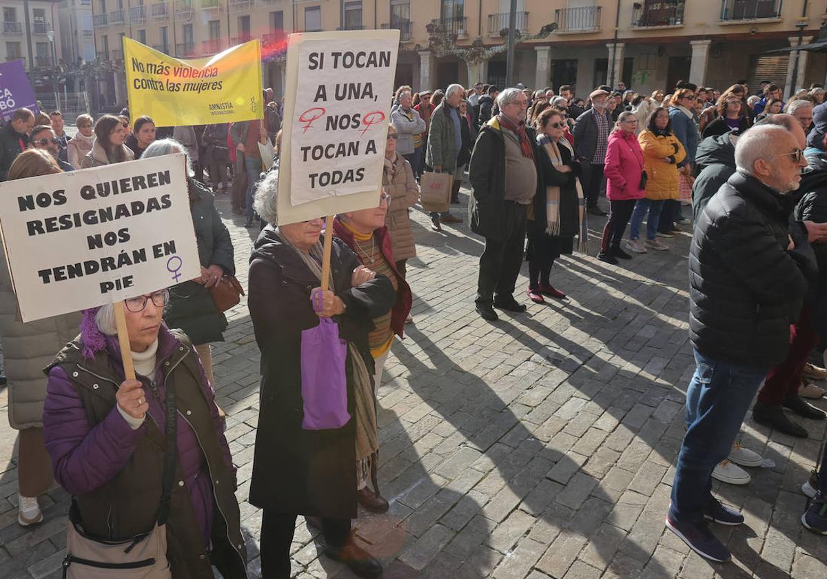 Concentración el 25-N en la Plaza Mayor.