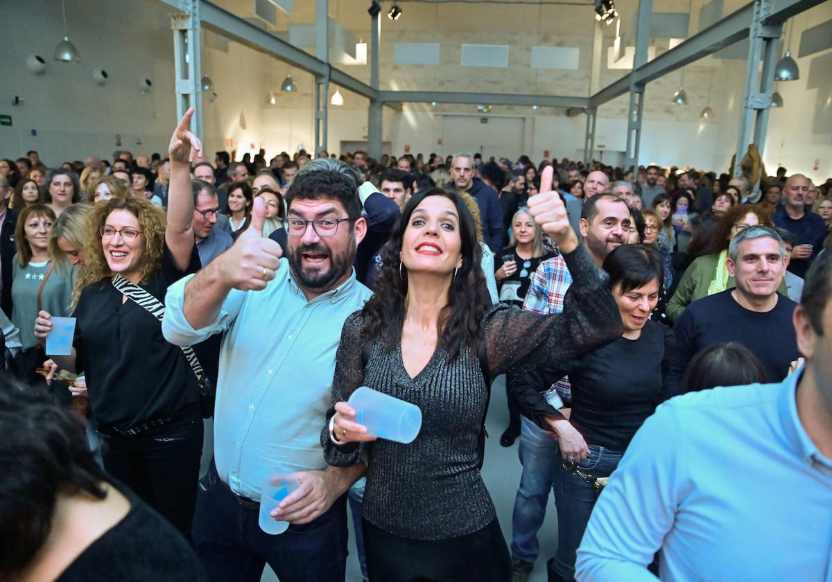 Asistentes a la gala de Navidad de Onda Cero, este jueves.