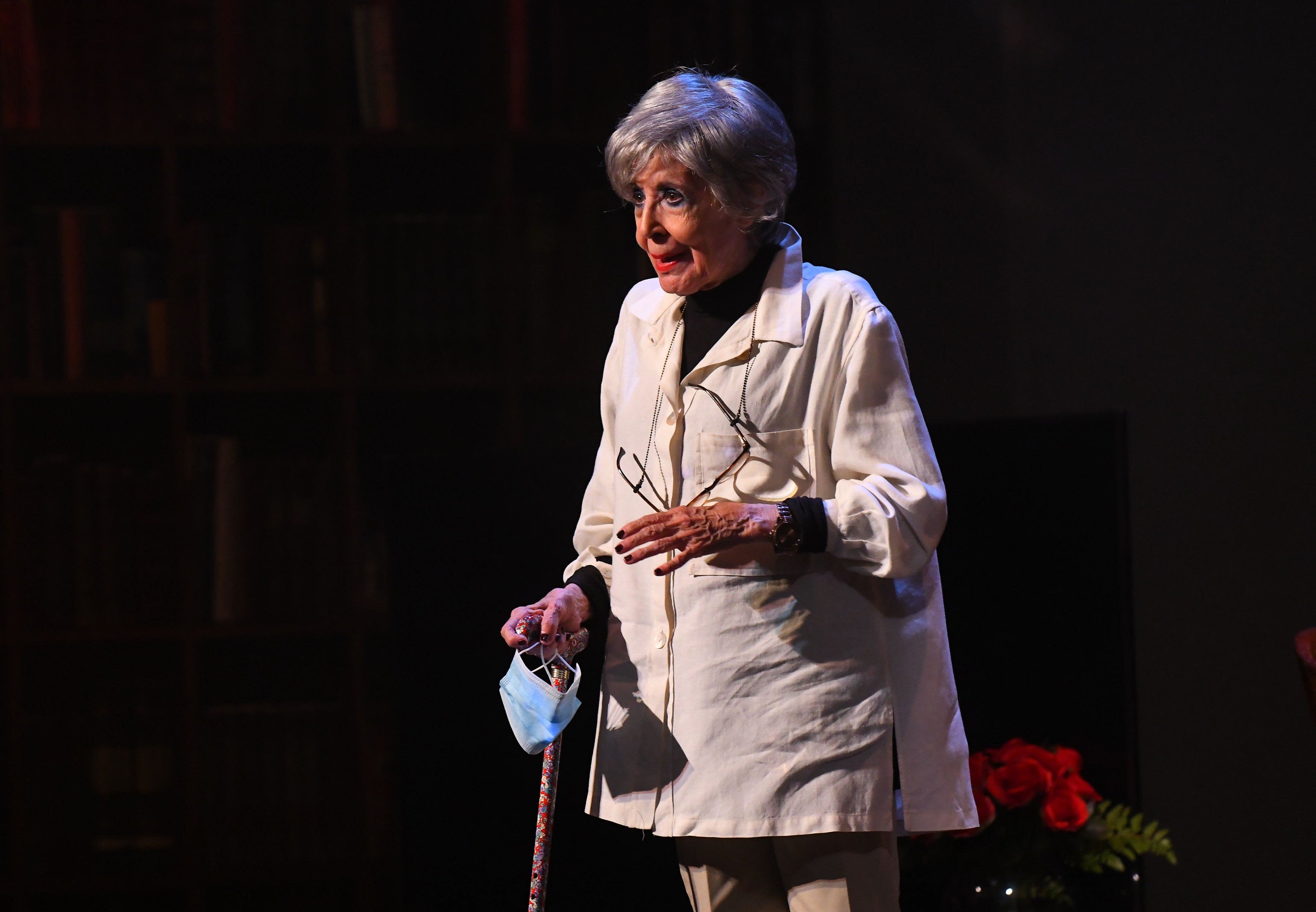 Una de sus últimas apariciones en el Teatro Calderón.