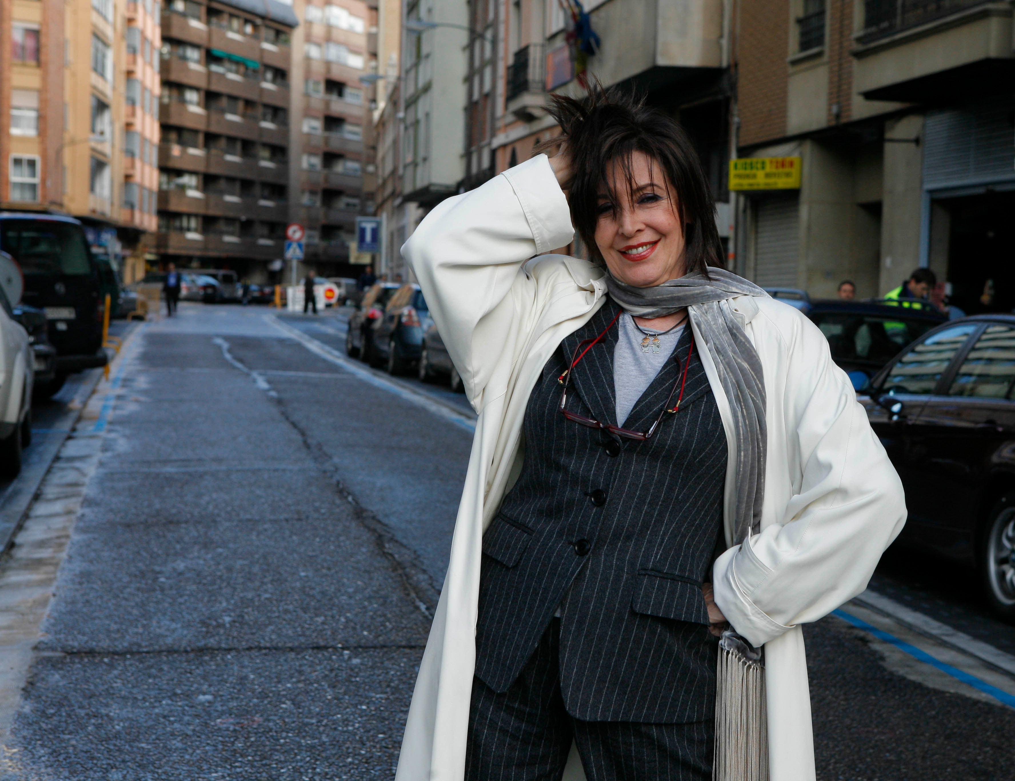 Asidua a la Seminci, nunca escatimó una sonrisa. Gabriel Villamil la fotografió así de simpática el 23 de octubre de 2010.