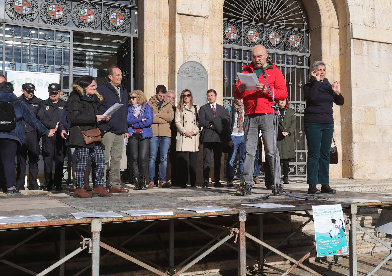 Conmemoración del Día de la Discapacidad en la Plaza Mayor