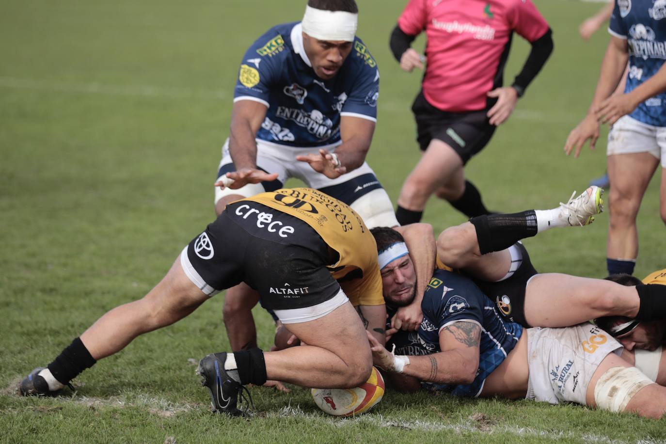 El partido entre el VRAC y el Burgos, en imáganes