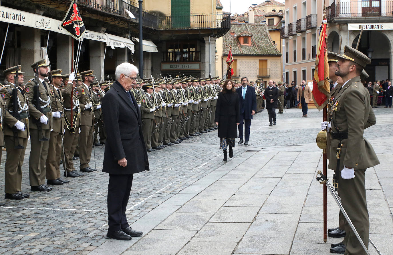 Jura de bandera en Segovia