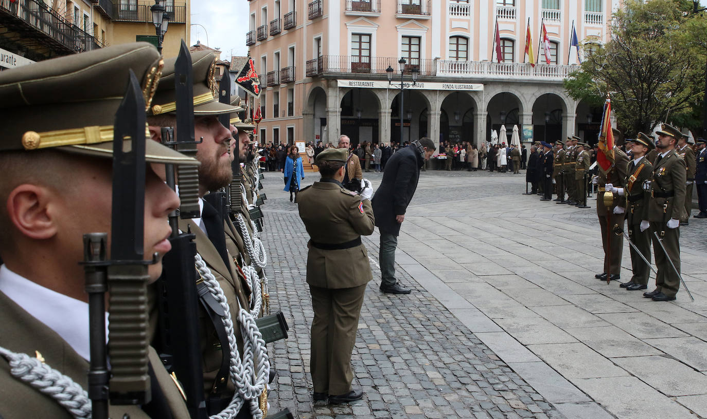 Jura de bandera en Segovia