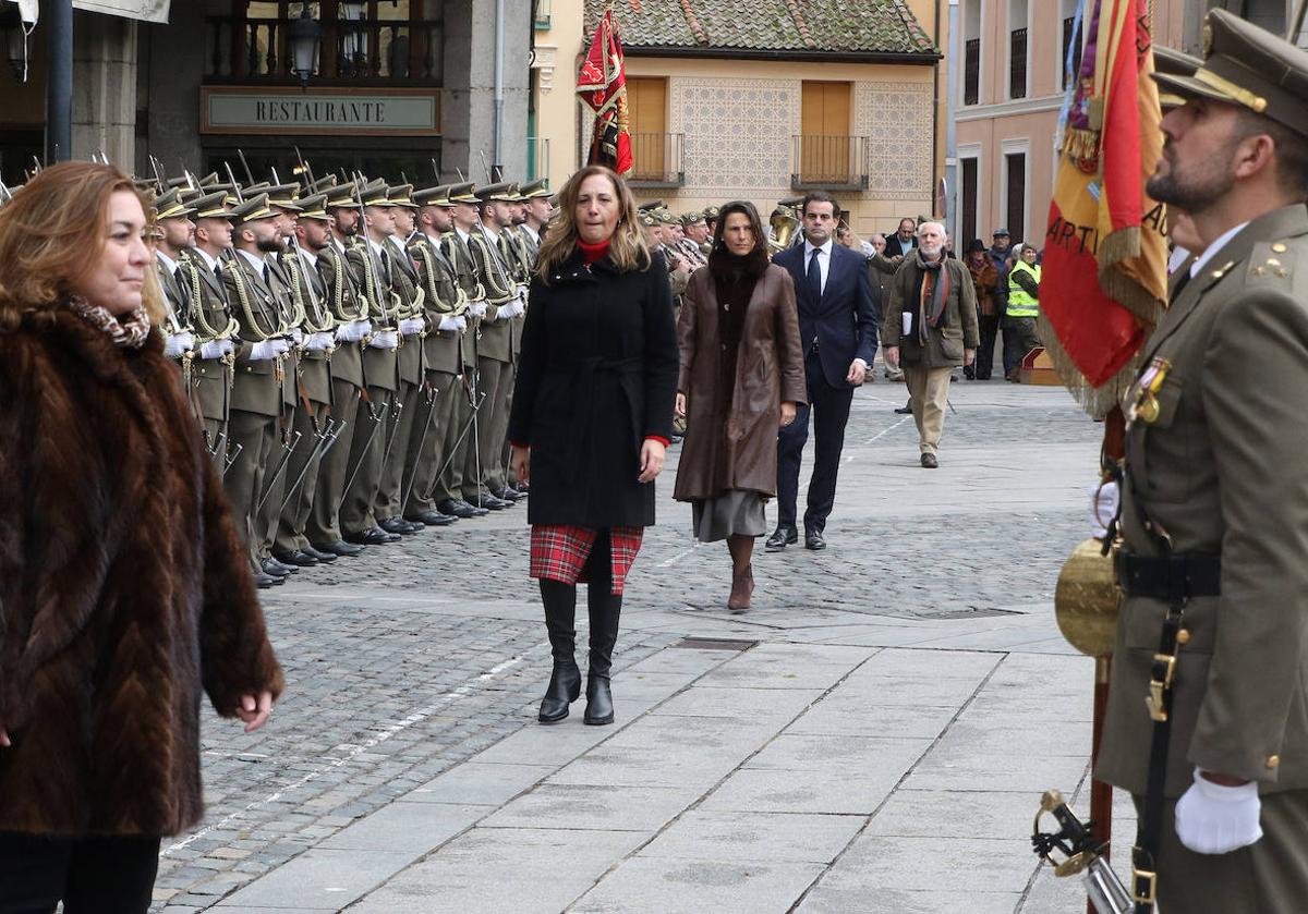 Jura de bandera en Segovia