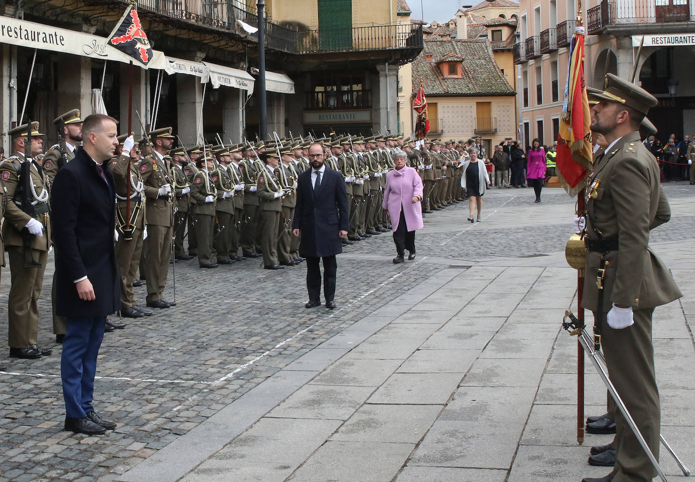 Jura de bandera en Segovia