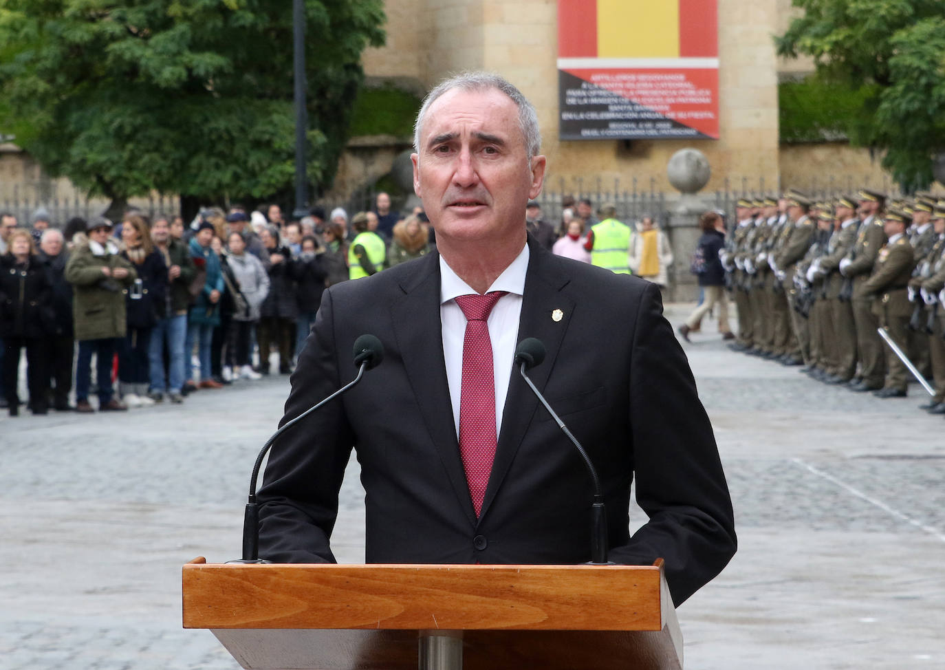 Jura de bandera en Segovia