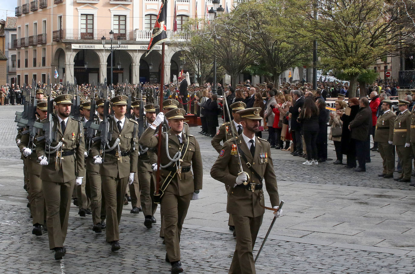 Jura de bandera en Segovia