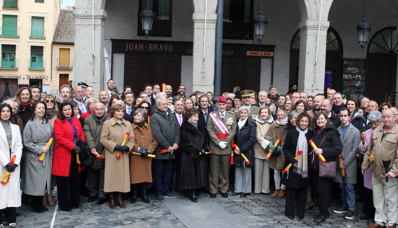 Jura de bandera en Segovia