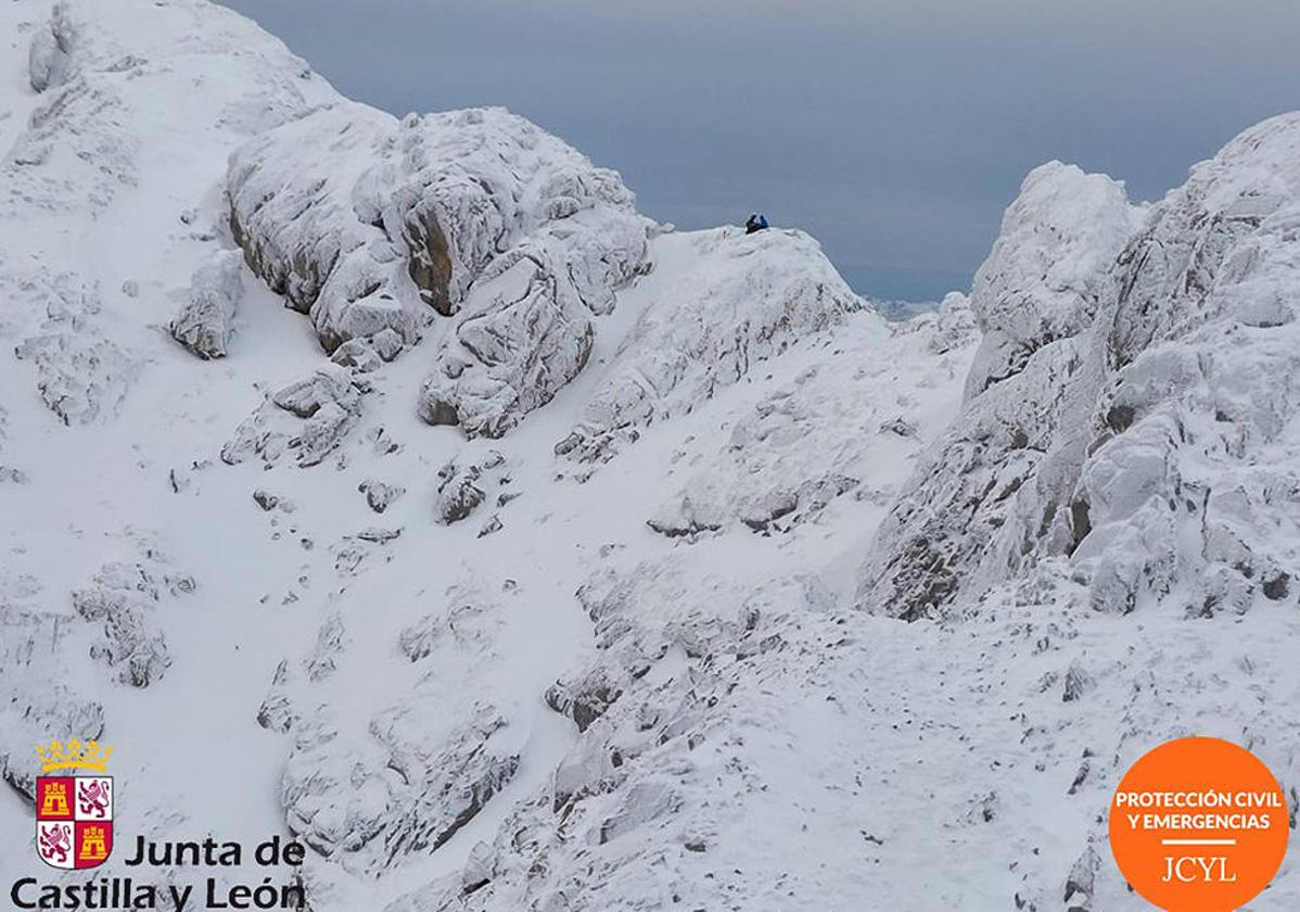 Imagen tomada por el Grupo de Rescate y Salvamento.