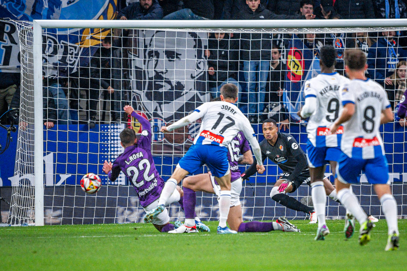 Las imágenes del partido Espanyol - Real Valladolid