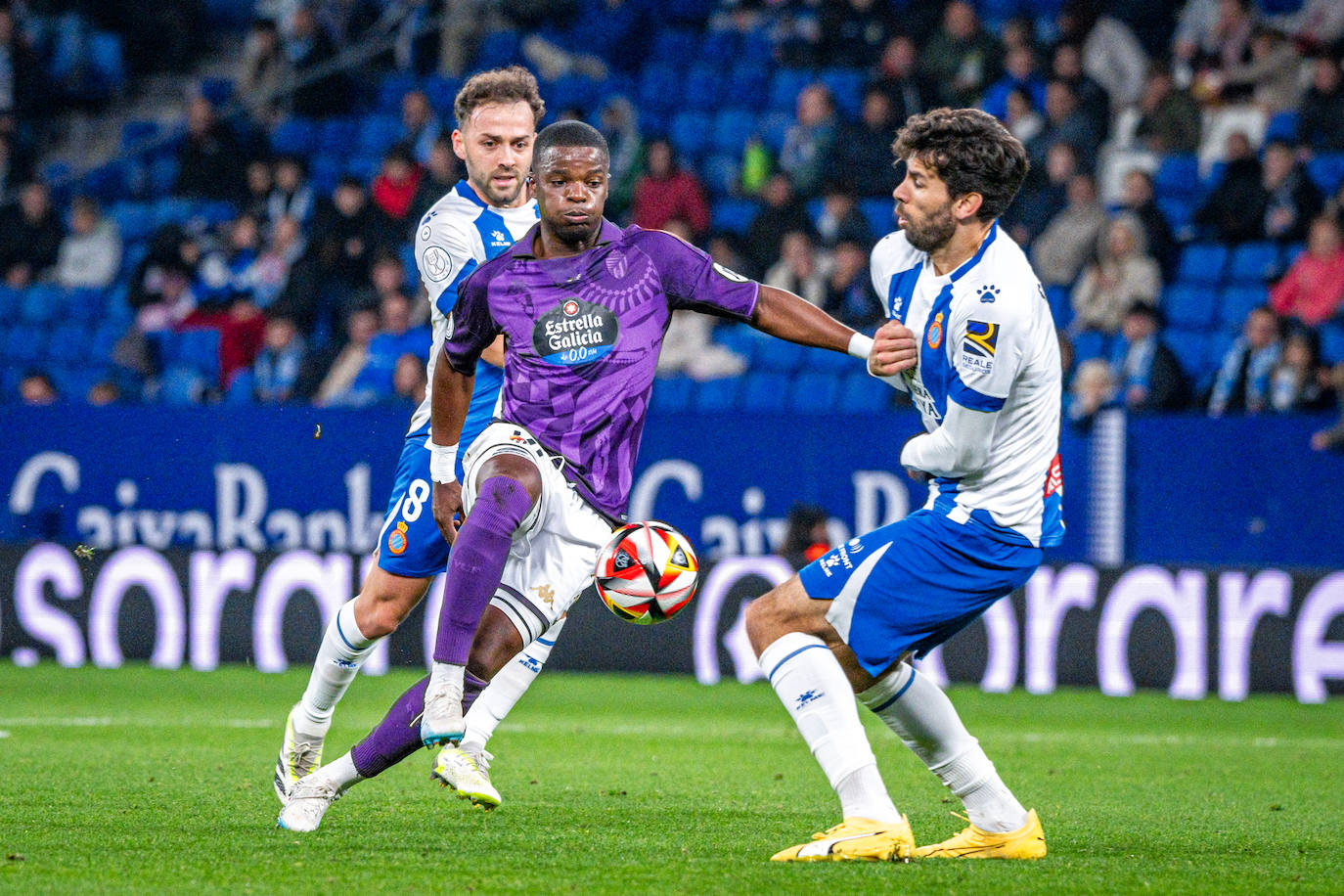 Las imágenes del partido Espanyol - Real Valladolid