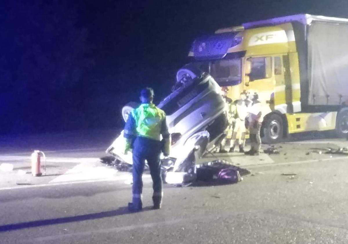 Imagen del lugar del accidente.