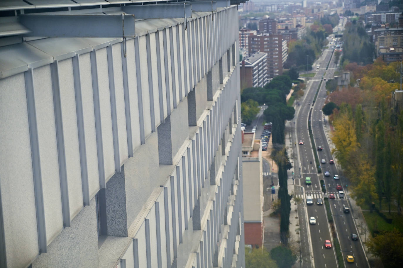 Vista de la Avenida de Salamanca, en dirección hacía Huerta del Rey.