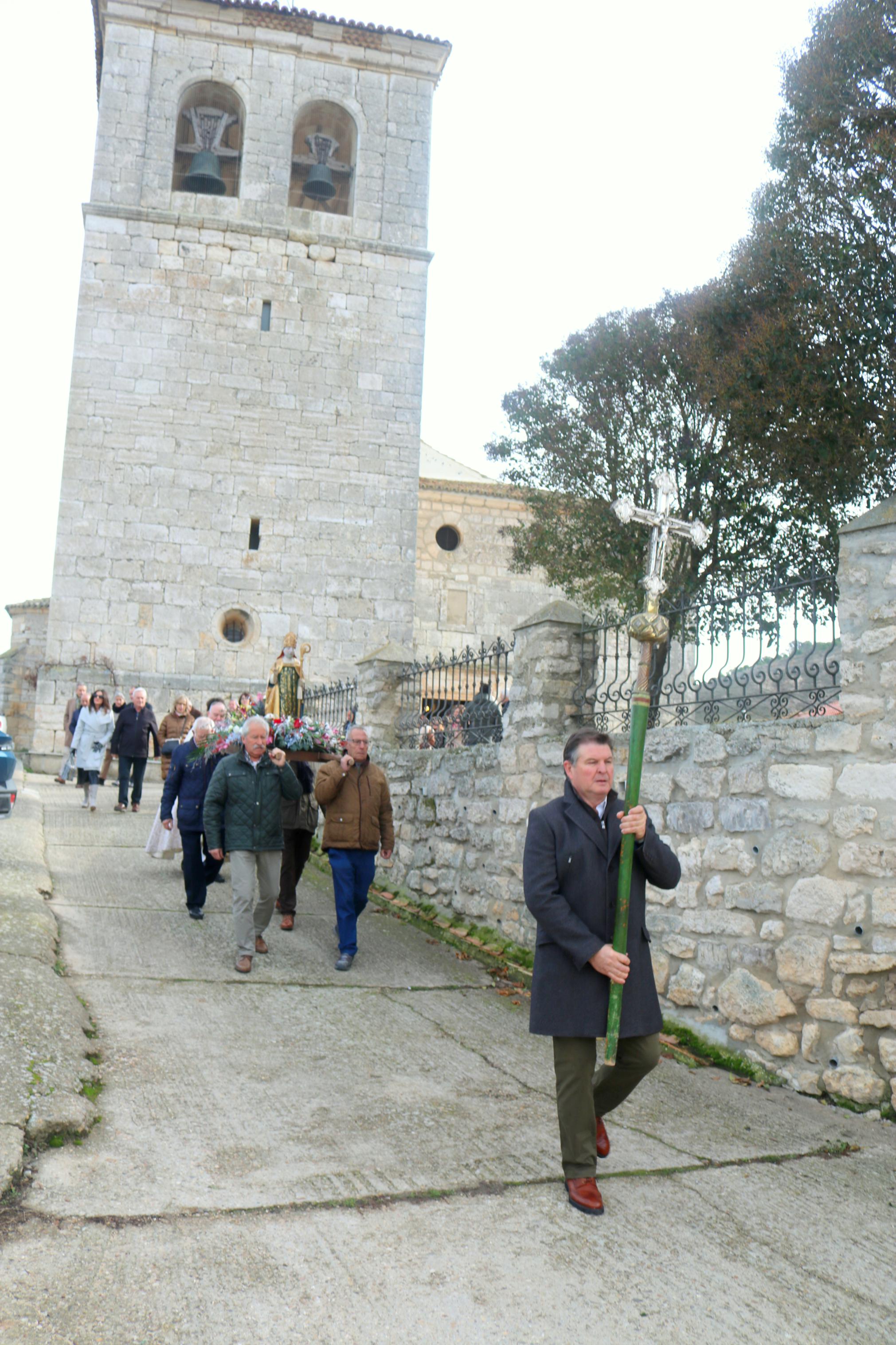 Valdecañas de Cerrato se rinde a San Nicolás de Bari