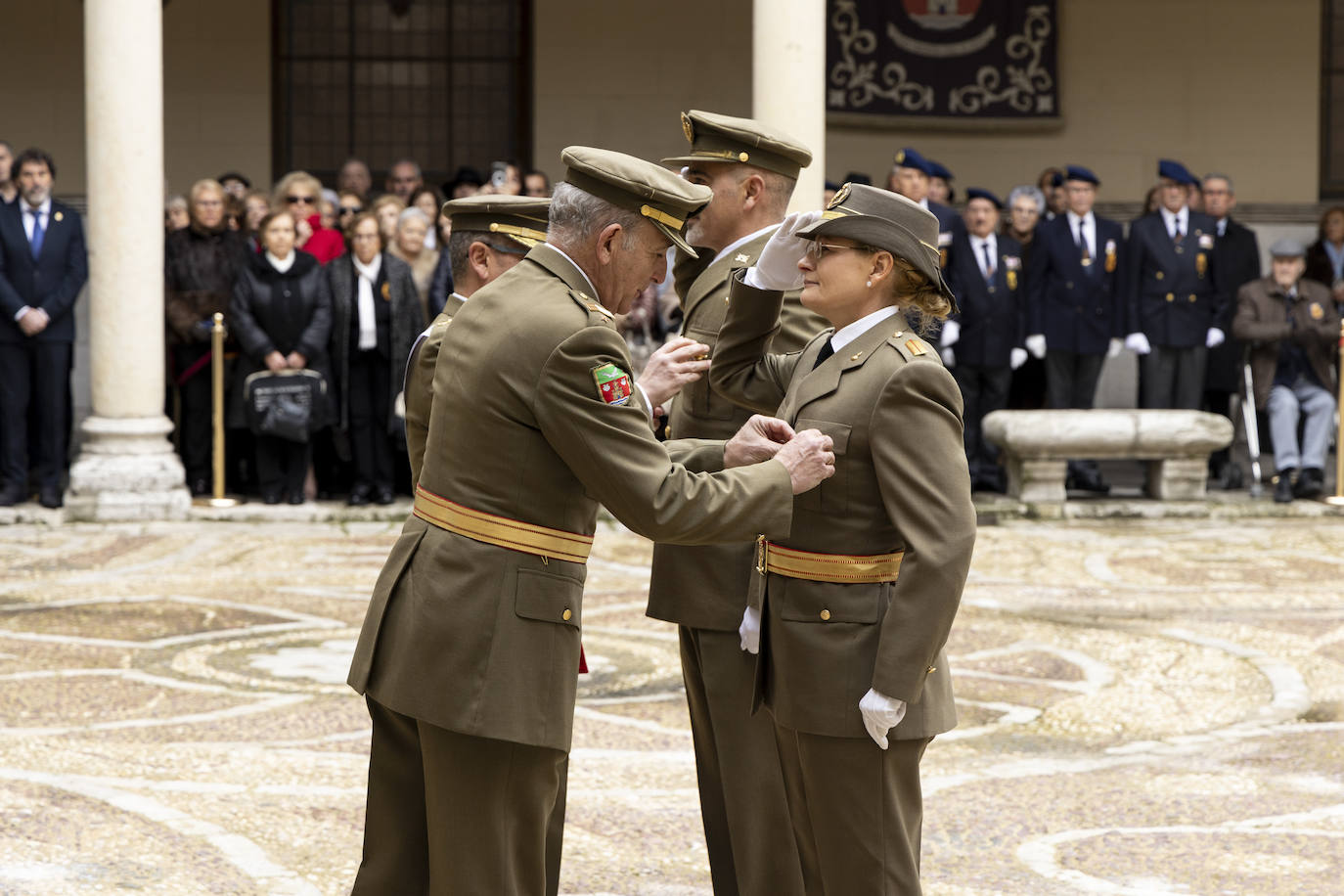 Acto en honor de la Inmaculada Concepción en el Palacio Real