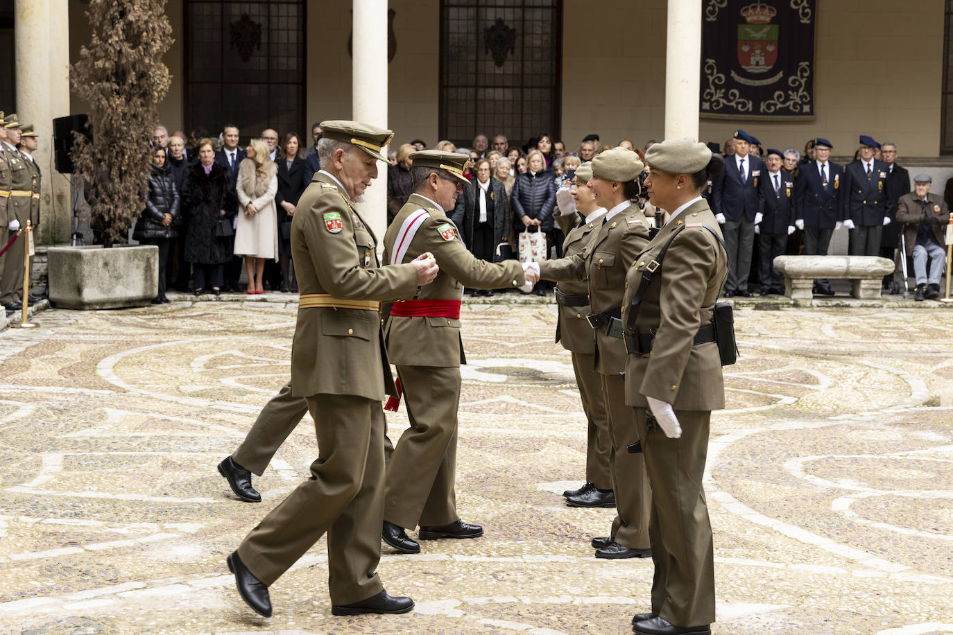 Acto en honor de la Inmaculada Concepción en el Palacio Real