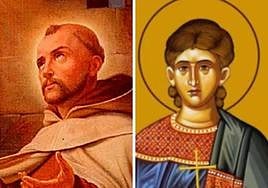 San Juan de la Cruz y San Ares.