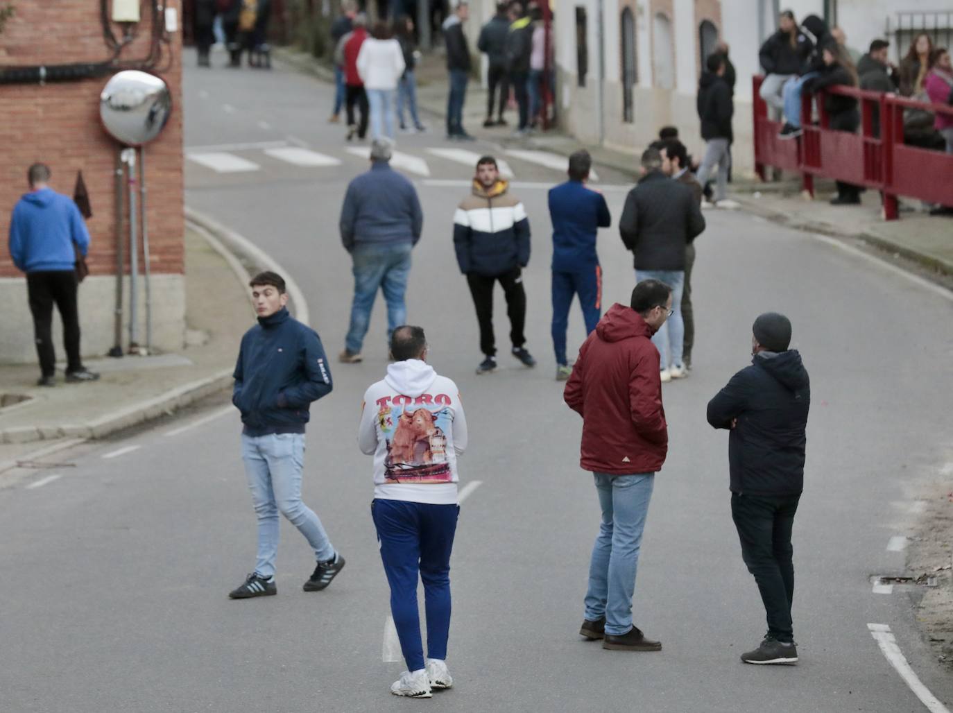 Las imágenes del encierro en Pollos